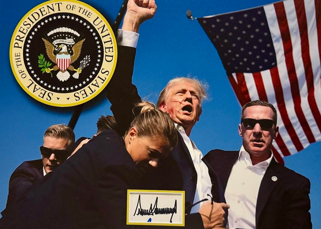 Donald Trump Signed & Matted Bookplate Cut Signature - Koschal COA #17